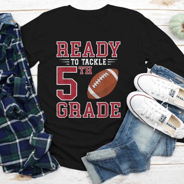 Ready To Tackle 5th Grade Back To School First Day Of School Youth Long Sleeve Tee