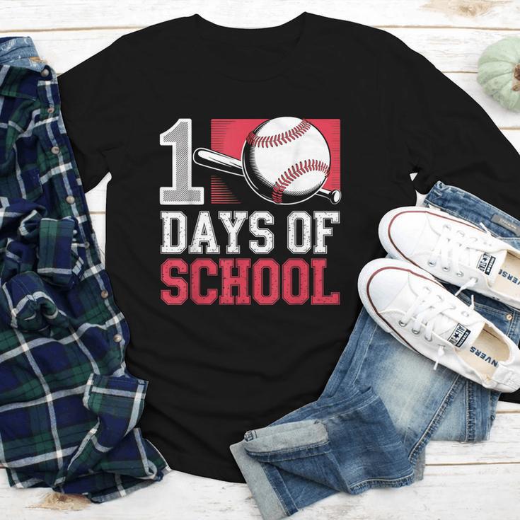 Retro 100 Days Of School Baseball Teacher Student 100 Days Youth Long Sleeve Tee Retro 100 Days Of School Baseball Teacher Student 100 Days Youth Long Sleeve Tee