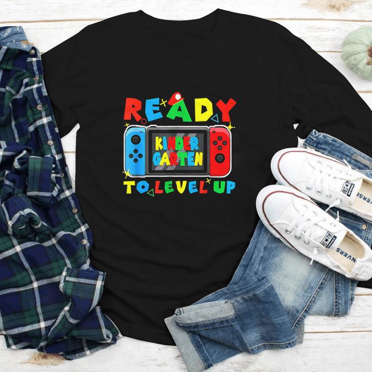Retro Back To School Kindergarten Ready To Level Up Gamer Youth Long Sleeve Tee Retro Back To School Kindergarten Ready To Level Up Gamer Youth Long Sleeve Tee