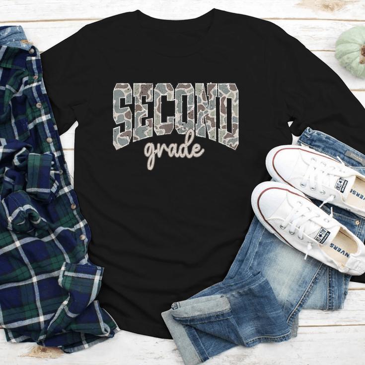 Retro Second Grade Back To School Boy Old Camo 2nd Grade Kid Youth Long Sleeve Tee Retro Second Grade Back To School Boy Old Camo 2nd Grade Kid Youth Long Sleeve Tee