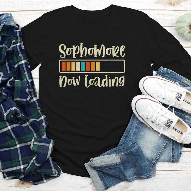 Retro Sophomore Now Loading 2028 High School Back To School Youth Long Sleeve Tee