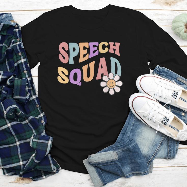 Retro Speech Squad Back To School Speech Therapist SLP Youth Long Sleeve Tee Retro Speech Squad Back To School Speech Therapist SLP Youth Long Sleeve Tee