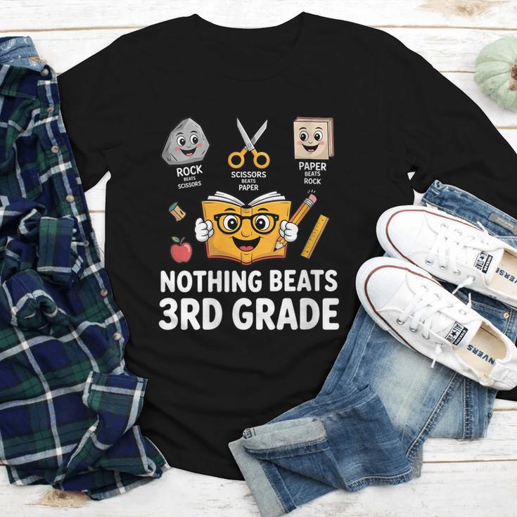 Rock Scissor Paper Nothing Beats 3rd Grade Back To School Youth Long Sleeve Tee Rock Scissor Paper Nothing Beats 3rd Grade Back To School Youth Long Sleeve Tee