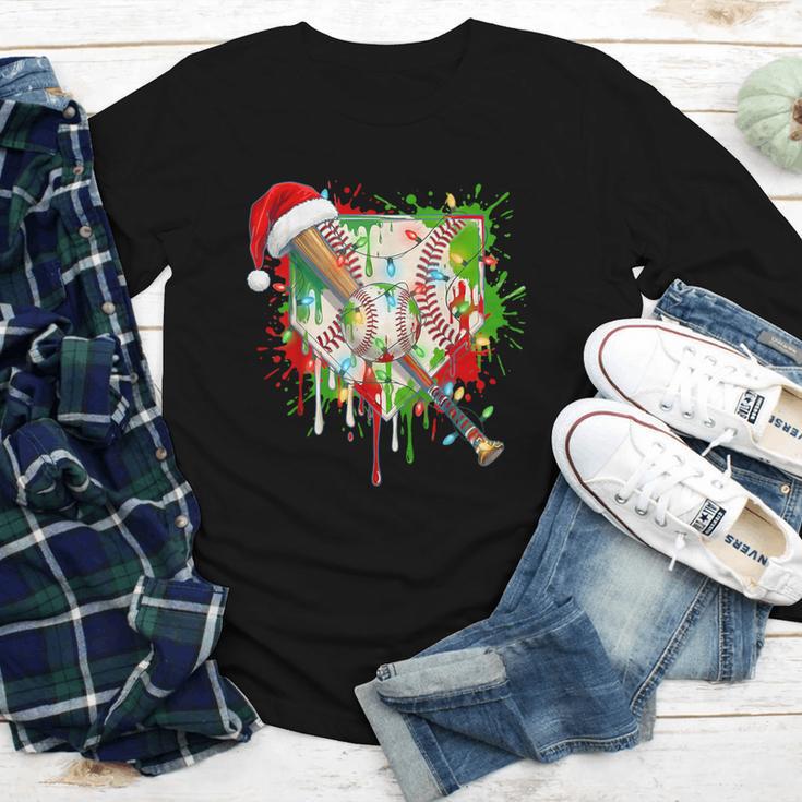 Santa Sports Ice Baseball Christmas Xmas Pajama Kid Men Boys Youth Long Sleeve Tee Santa Sports Ice Baseball Christmas Xmas Pajama Kid Men Boys Youth Long Sleeve Tee