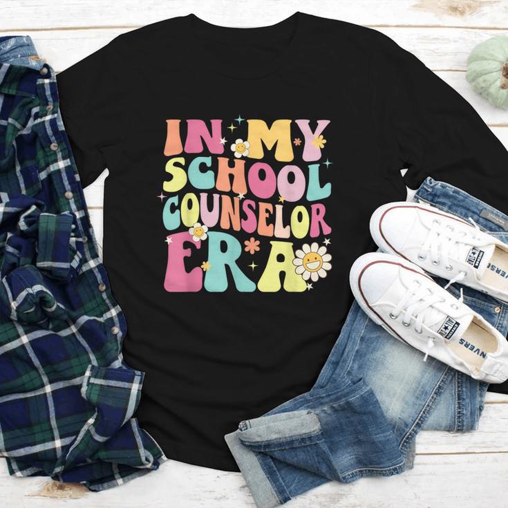 In My School Counselor Era Retro Back To School Counseling Youth Long Sleeve Tee In My School Counselor Era Retro Back To School Counseling Youth Long Sleeve Tee