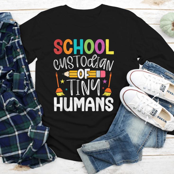 School Custodian Of Tiny Humans Back To School Janitor Youth Long Sleeve Tee School Custodian Of Tiny Humans Back To School Janitor Youth Long Sleeve Tee