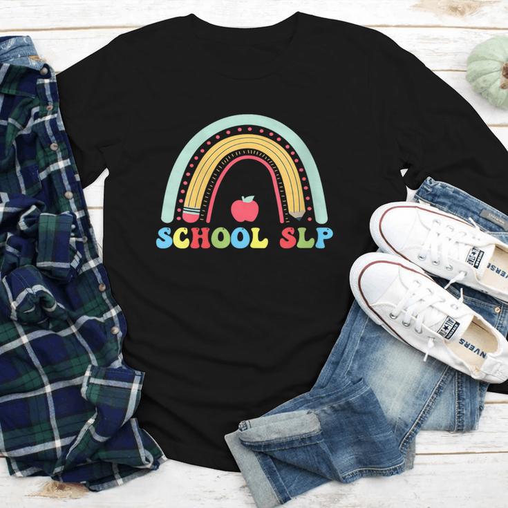 School SLP Rainbow Pencil Back To School Appreciation Youth Long Sleeve Tee School SLP Rainbow Pencil Back To School Appreciation Youth Long Sleeve Tee