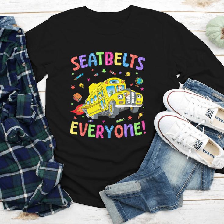 Seatbelt School Bus Driver Everyone Back To School Youth Long Sleeve Tee Seatbelt School Bus Driver Everyone Back To School Youth Long Sleeve Tee