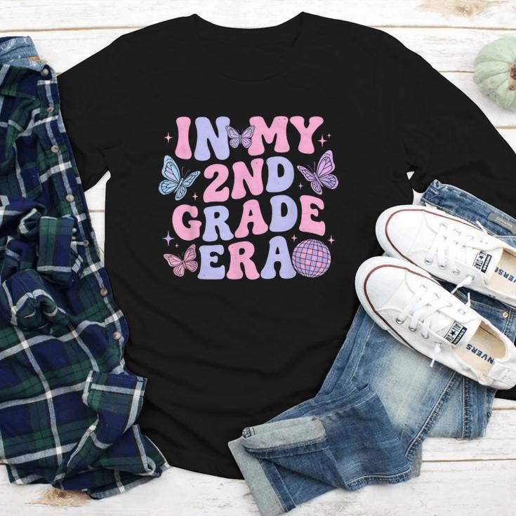 In My Second 2nd Grade Era Groovy Back To School Students Youth Long Sleeve Tee