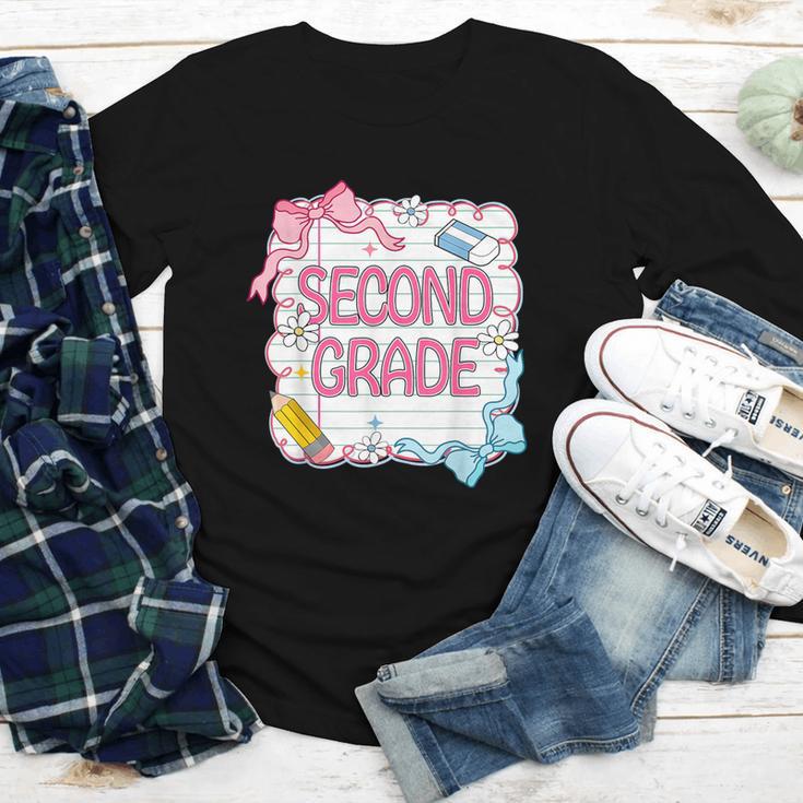 Second Grade Girls Kids Back To School Girls Coquette Bows Youth Long Sleeve Tee Second Grade Girls Kids Back To School Girls Coquette Bows Youth Long Sleeve Tee