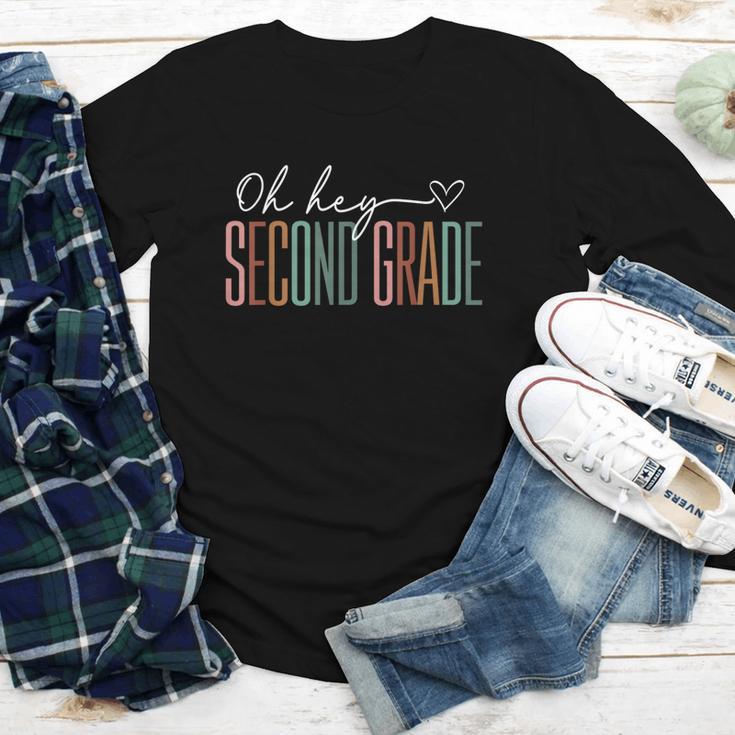 Second Grade Oh Hey Retro Back To School 2nd Grade Youth Long Sleeve Tee Second Grade Oh Hey Retro Back To School 2nd Grade Youth Long Sleeve Tee
