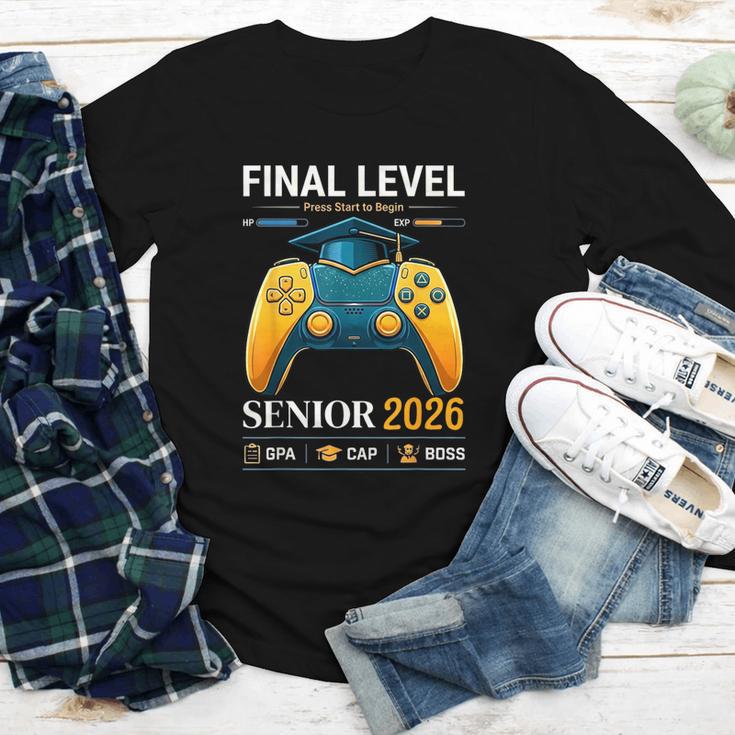 Senior Class Of 2026 Back To School Gamer Boys Senior 2026 Youth Long Sleeve Tee Senior Class Of 2026 Back To School Gamer Boys Senior 2026 Youth Long Sleeve Tee