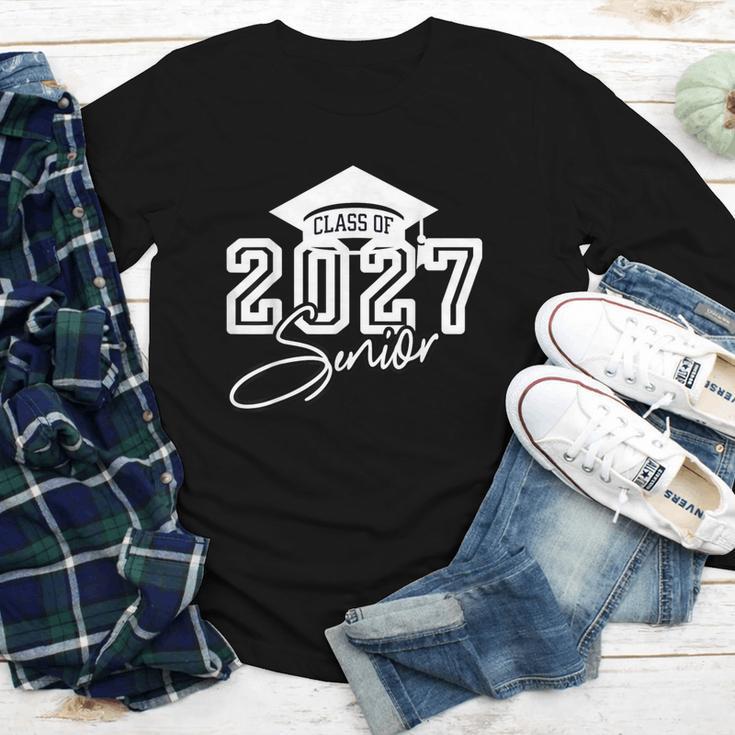 Senior Class Of 2027 Back To School Graduate Senior Year 27 Youth Long Sleeve Tee