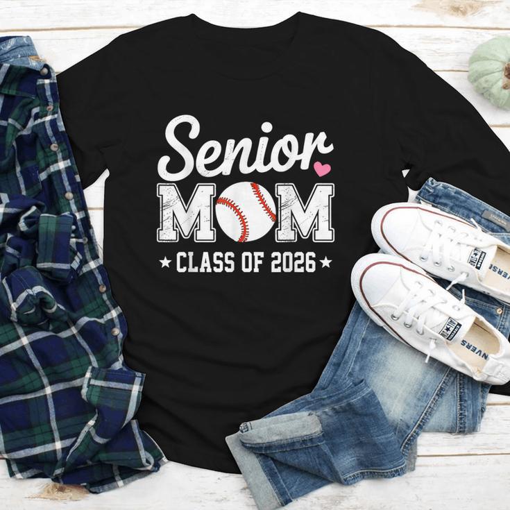 Senior Mom Class Of 2026 Baseball Retro Mom Graduation 2026 Youth Long Sleeve Tee
