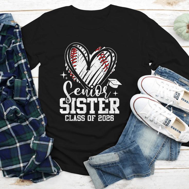 Senior Sister Class Of 2026 Baseball Graduation Heart Youth Long Sleeve Tee Senior Sister Class Of 2026 Baseball Graduation Heart Youth Long Sleeve Tee
