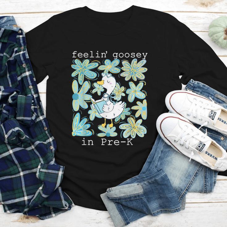Silly Goose Back To School Feelin’ Goosey Pre-K Youth Long Sleeve Tee Silly Goose Back To School Feelin’ Goosey Pre-K Youth Long Sleeve Tee