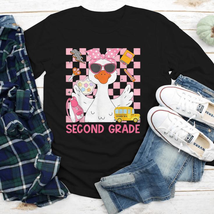Silly Goose Second Grade Back To School Coquette Girly Youth Long Sleeve Tee Silly Goose Second Grade Back To School Coquette Girly Youth Long Sleeve Tee