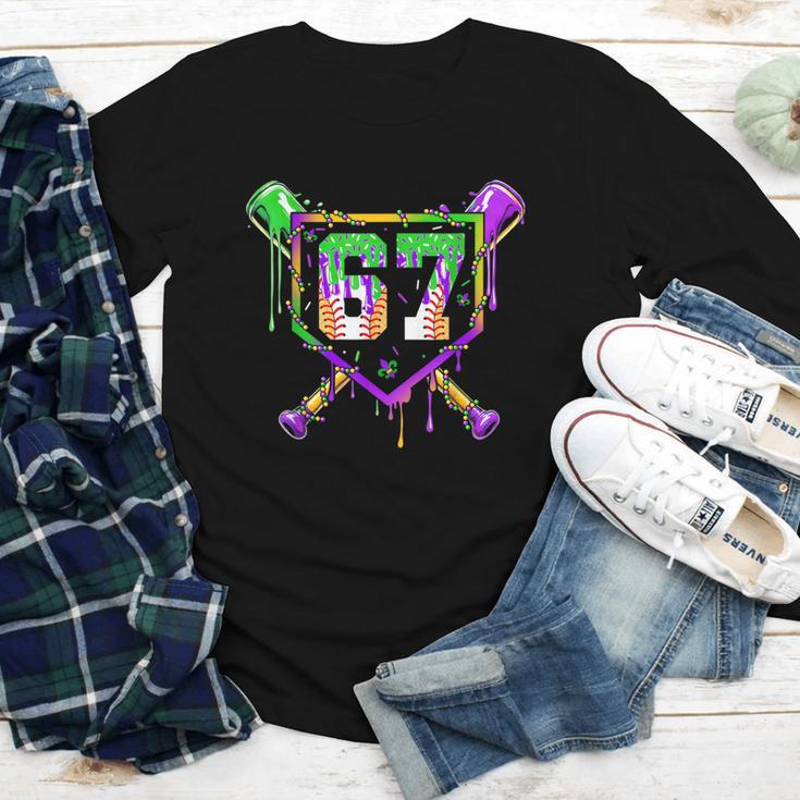 Six Seven Mardi Gras Baseball Sports Party Youth Long Sleeve Tee Six Seven Mardi Gras Baseball Sports Party Youth Long Sleeve Tee