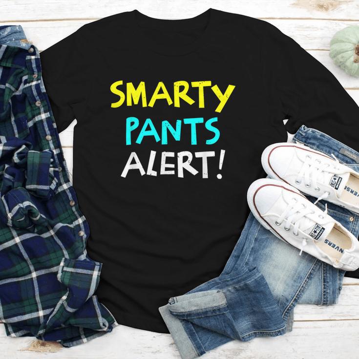 Smarty Pants Alert Nerd & Kids Back To School Youth Long Sleeve Tee Smarty Pants Alert Nerd & Kids Back To School Youth Long Sleeve Tee