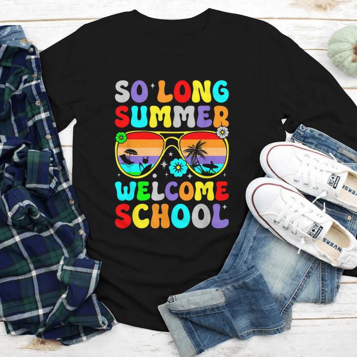 So Long Summer Welcome School Back To School Academic Year Youth Long Sleeve Tee
