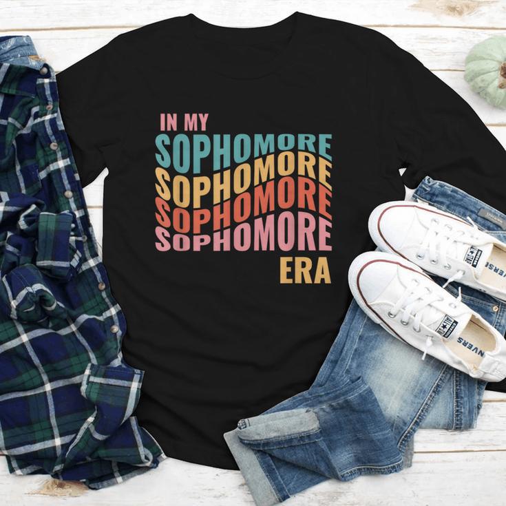 In My Sophomore Era High School 10th Grade Back To School Youth Long Sleeve Tee In My Sophomore Era High School 10th Grade Back To School Youth Long Sleeve Tee