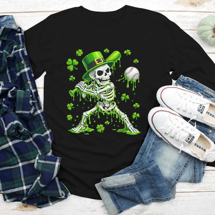 St Patricks Day Baseball Skeleton Irish Leprechaun Hat Boys Youth Long Sleeve Tee St Patricks Day Baseball Skeleton Irish Leprechaun Hat Boys Youth Long Sleeve Tee
