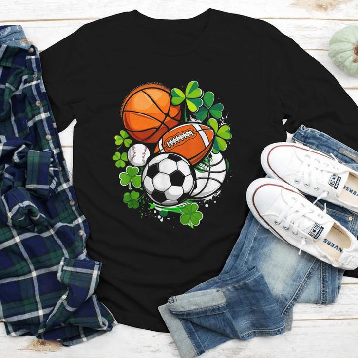 St Patricks Day Shamrock Basketball Baseball Football Soccer Youth Long Sleeve Tee St Patricks Day Shamrock Basketball Baseball Football Soccer Youth Long Sleeve Tee