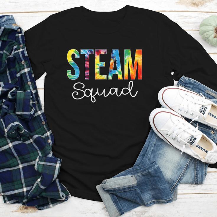 STEAM Squad For Work Tie Dye Back To School Appreciation Day Youth Long Sleeve Tee