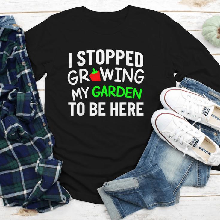 I Stopped Growing My Garden Back To School Gamer Tee Youth Long Sleeve Tee