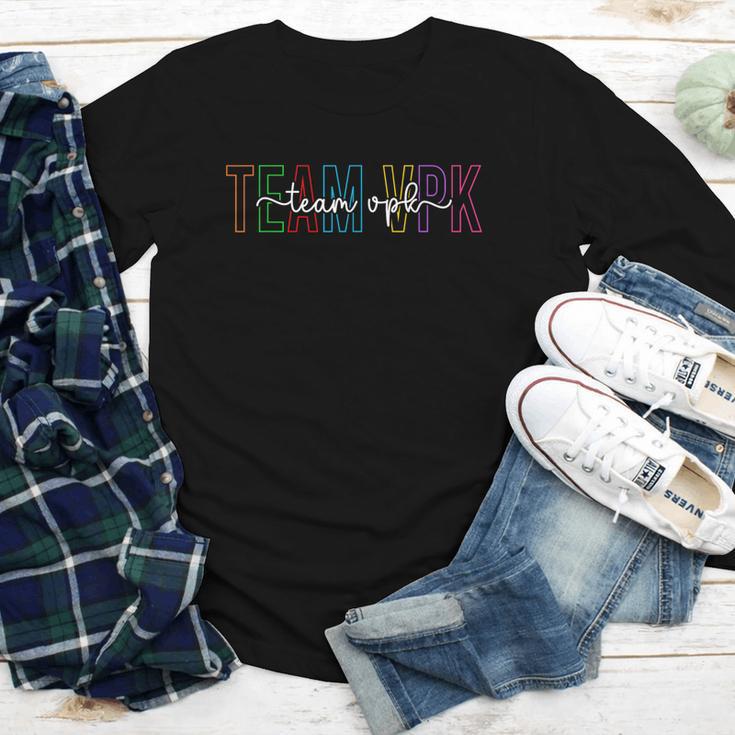 Team VPK Squad First Day Of VPK Back To School VPK Youth Long Sleeve Tee Team VPK Squad First Day Of VPK Back To School VPK Youth Long Sleeve Tee
