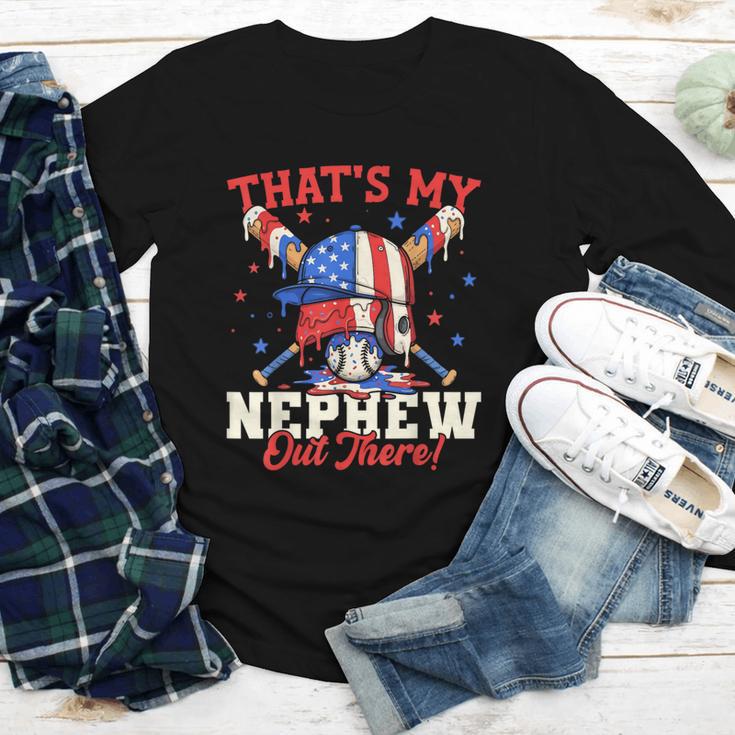 That's My Nephew Out There Baseball Cream Drip Crossed Bat Youth Long Sleeve Tee That's My Nephew Out There Baseball Cream Drip Crossed Bat Youth Long Sleeve Tee