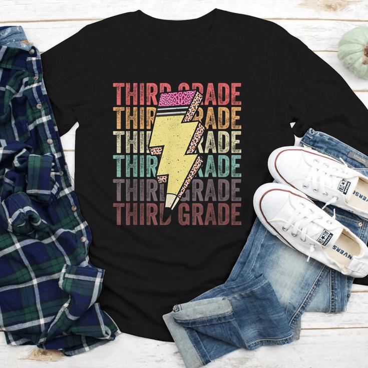 Third Grade Lightning Bolt Pencil 1st Day Of Back To School Youth Long Sleeve Tee Third Grade Lightning Bolt Pencil 1st Day Of Back To School Youth Long Sleeve Tee
