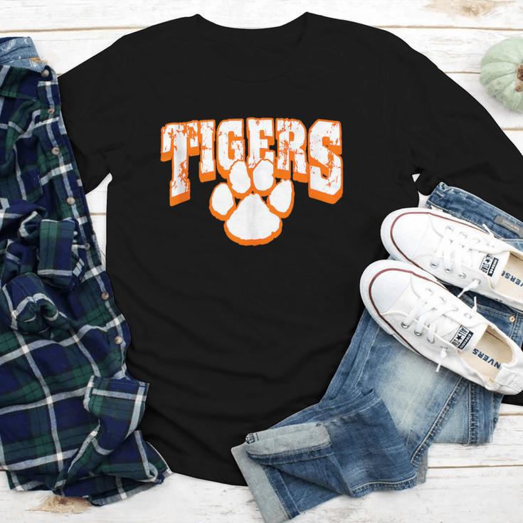Tigers School Spirit Back To School O Youth Long Sleeve Tee