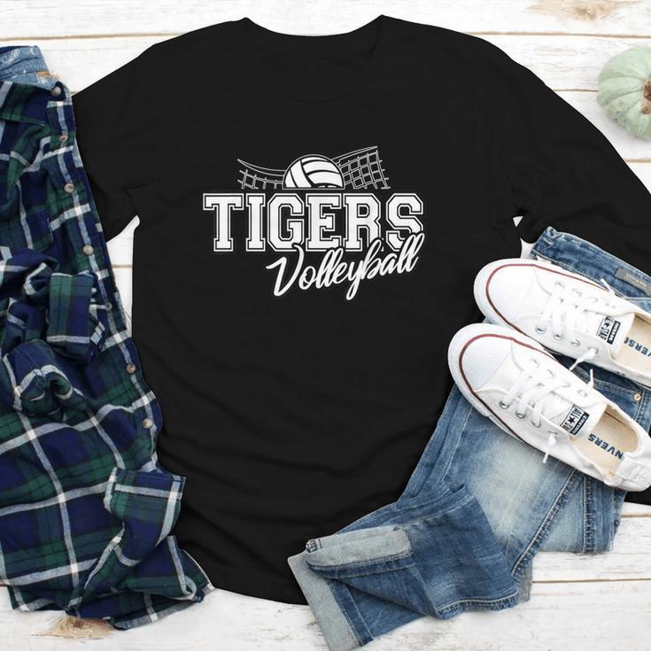Tigers Volleyball Back To School Spirit Youth Long Sleeve Tee Tigers Volleyball Back To School Spirit Youth Long Sleeve Tee