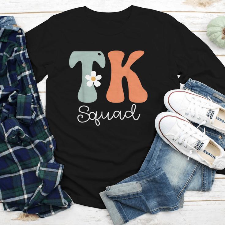 TK Squad Groovy Women Appreciation Day Hello Back To School Youth Long Sleeve Tee TK Squad Groovy Women Appreciation Day Hello Back To School Youth Long Sleeve Tee