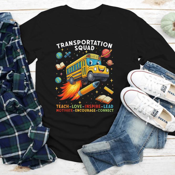 Transportation Squad School Bus Driver Back To School Youth Long Sleeve Tee Transportation Squad School Bus Driver Back To School Youth Long Sleeve Tee