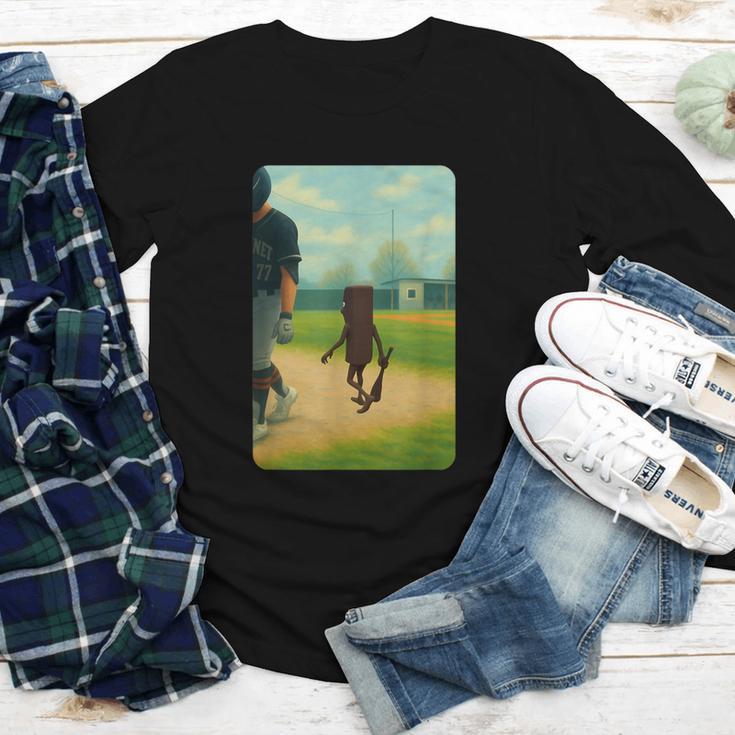 Tung Tung Tung Sahur Baseball Meme Youth Long Sleeve Tee Tung Tung Tung Sahur Baseball Meme Youth Long Sleeve Tee