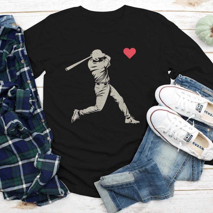Valentines Day Baseball Batter Silhouette Heart Men Boy Kids Youth Long Sleeve Tee Valentines Day Baseball Batter Silhouette Heart Men Boy Kids Youth Long Sleeve Tee