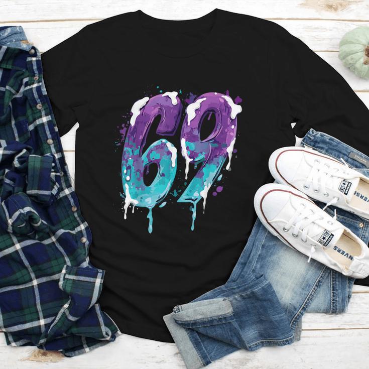 Vintage Baseball 69 Number Youth Long Sleeve Tee