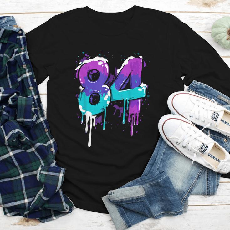 Vintage Baseball 84 Number Youth Long Sleeve Tee