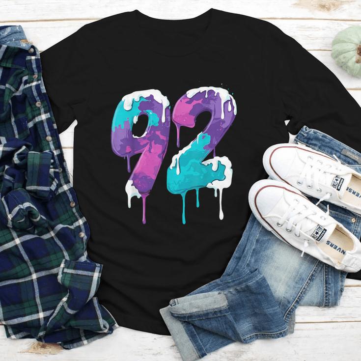 Vintage Baseball 92 Number Youth Long Sleeve Tee Vintage Baseball 92 Number Youth Long Sleeve Tee