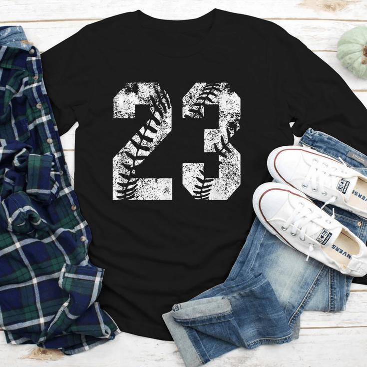 Vintage Baseball Number 23 Jersey Player Uniform Youth Long Sleeve Tee Vintage Baseball Number 23 Jersey Player Uniform Youth Long Sleeve Tee