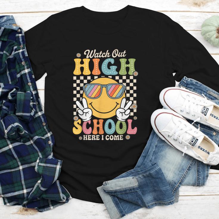 Watch Out Highschool Here I Come Back To School Highschool Youth Long Sleeve Tee Watch Out Highschool Here I Come Back To School Highschool Youth Long Sleeve Tee