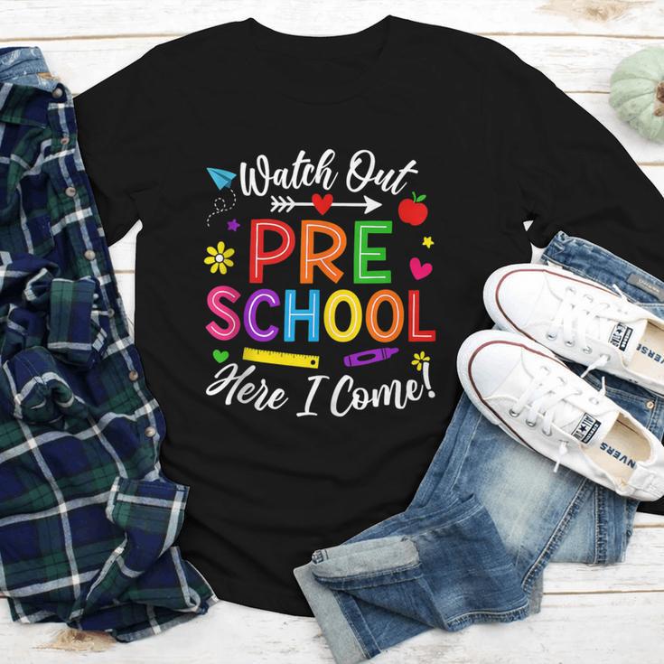 Watch Out Preschool Here I Come Back To School Future Class Youth Long Sleeve Tee Watch Out Preschool Here I Come Back To School Future Class Youth Long Sleeve Tee
