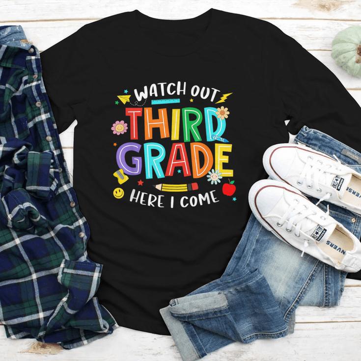 Watch Out Third Grade Here I Come 3rd Grade Back To School Youth Long Sleeve Tee Watch Out Third Grade Here I Come 3rd Grade Back To School Youth Long Sleeve Tee