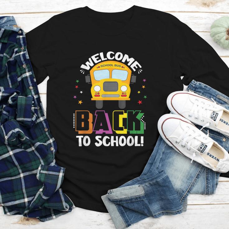 Welcome Back To School Bus Driver First Day Of School Youth Long Sleeve Tee Welcome Back To School Bus Driver First Day Of School Youth Long Sleeve Tee