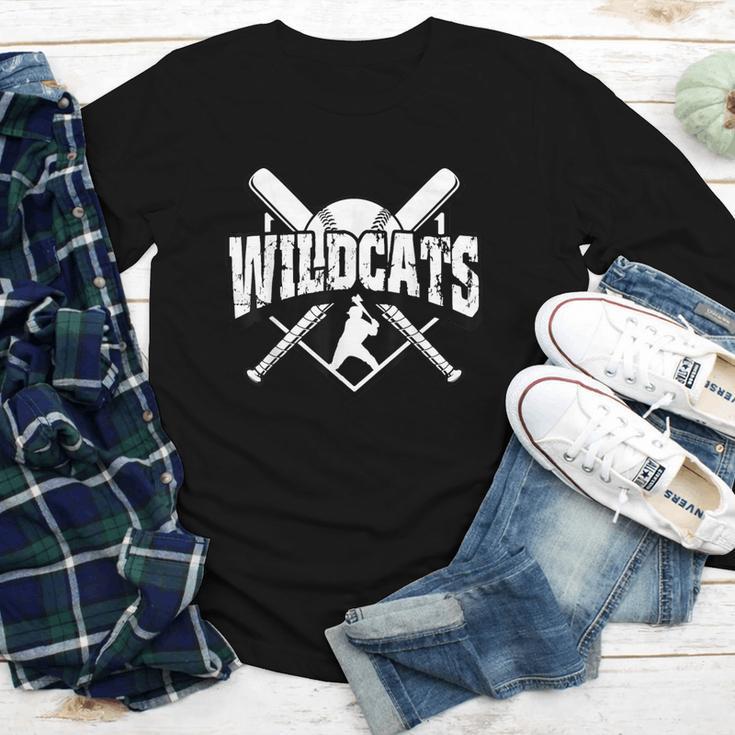 Wildcats Baseball Back To School Spirit Youth Long Sleeve Tee Wildcats Baseball Back To School Spirit Youth Long Sleeve Tee