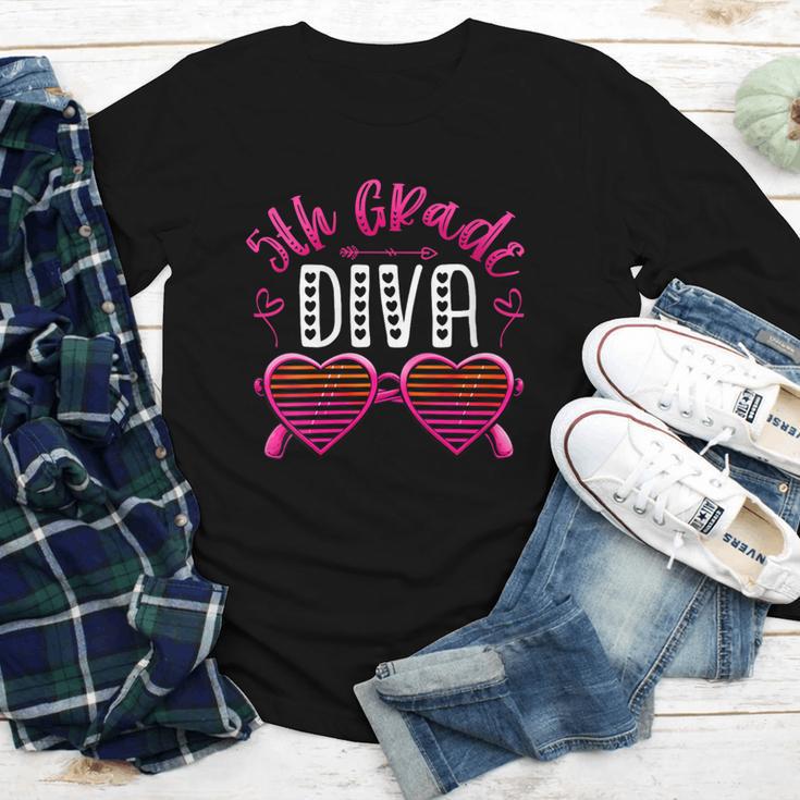 Women's 5th Grade Diva Back To School Fifth Grade For Girls Youth Long Sleeve Tee Women's 5th Grade Diva Back To School Fifth Grade For Girls Youth Long Sleeve Tee