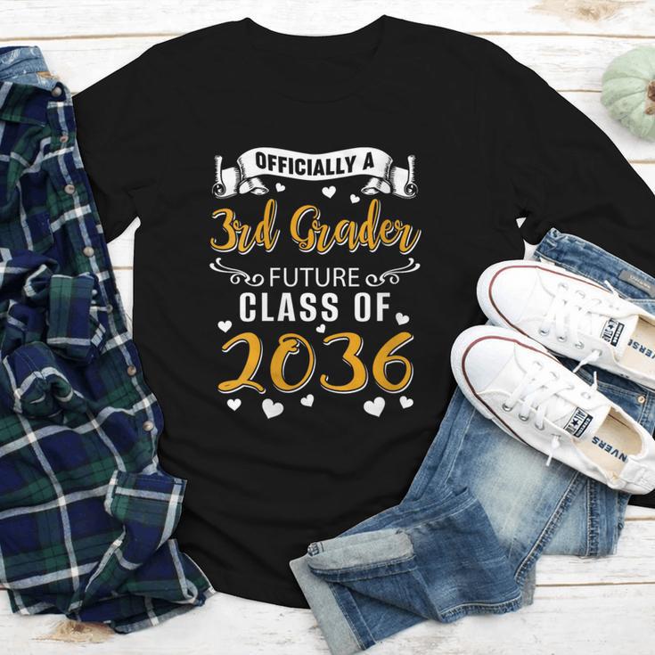 Women's Officially a 3rd Grader Future Class Of 2036 Back To School Youth Long Sleeve Tee