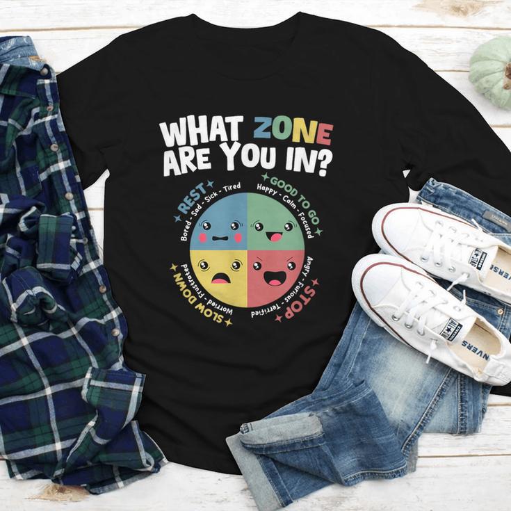 Zones Of Regulation School Counselor Back To School Emotion Youth Long Sleeve Tee Zones Of Regulation School Counselor Back To School Emotion Youth Long Sleeve Tee